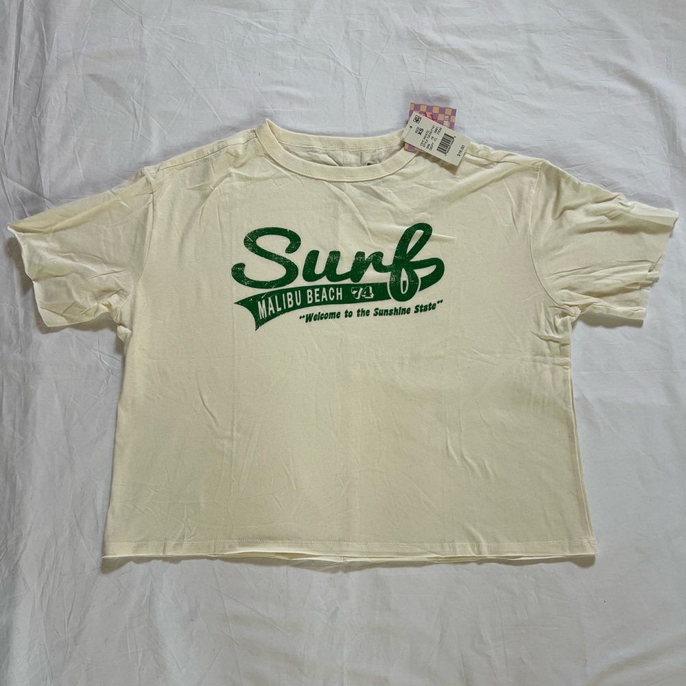 NWT Crop T-Shirt 100% Cotton